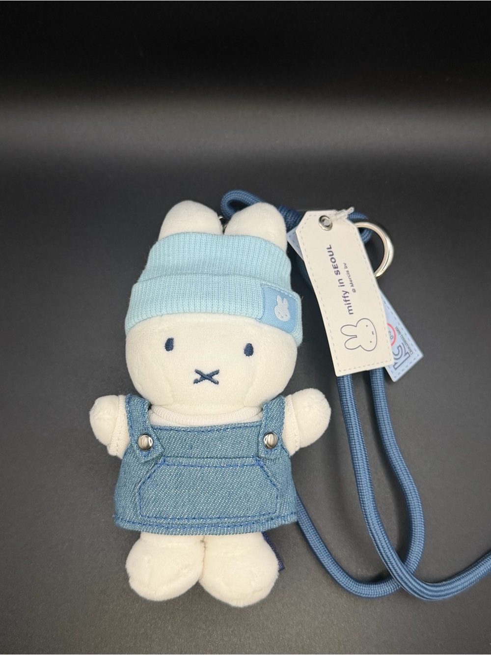 Korean  Exclusive Miffy in Denim outfits Plush /keychain MF17